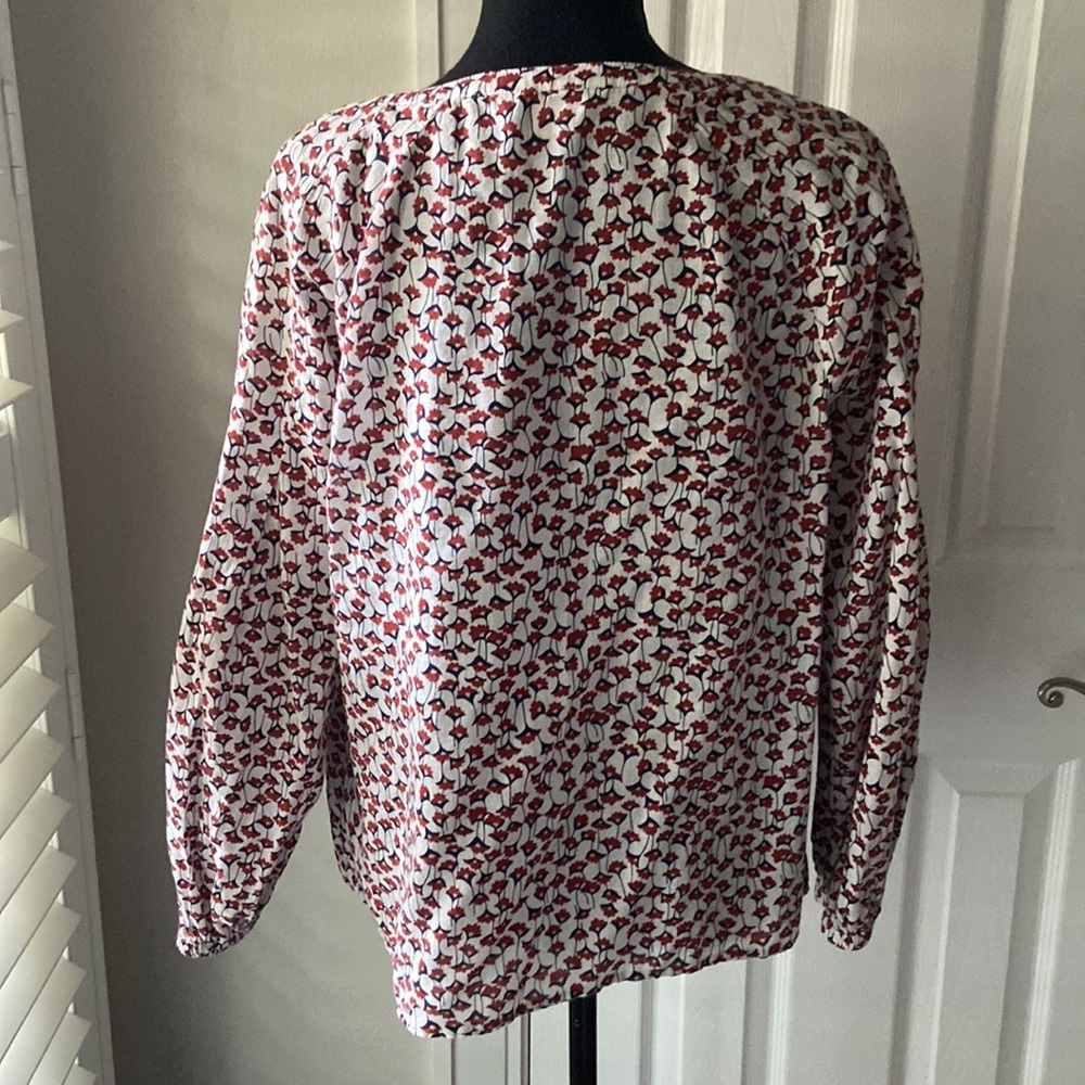 Boden Esme Conker Crocus Floral Blouse Size 8 - Picture 9 of 12